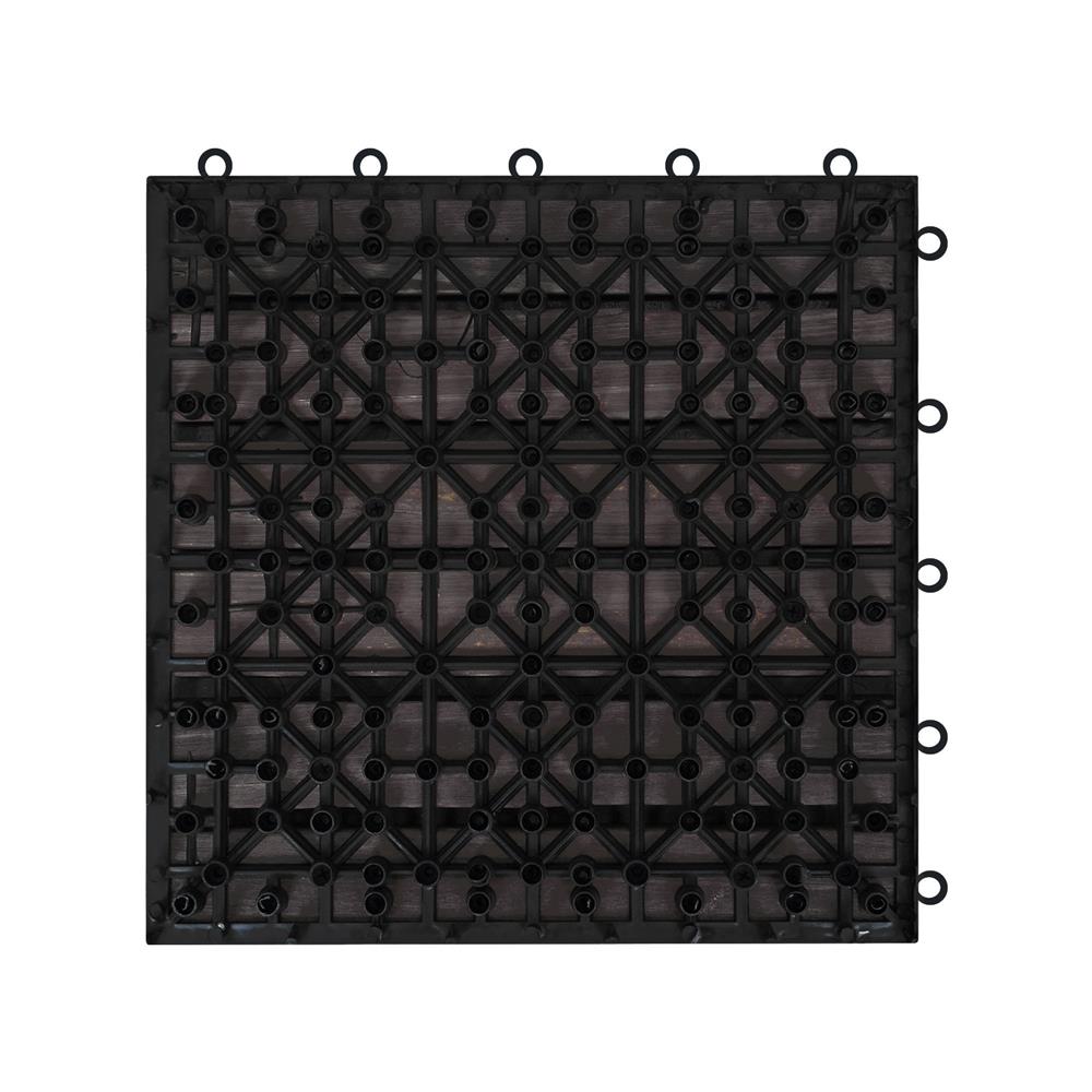 ทางเท้าไม้แคมปัส ลายตรง ME LIVING 30X30 ซม. สีโอ๊ค