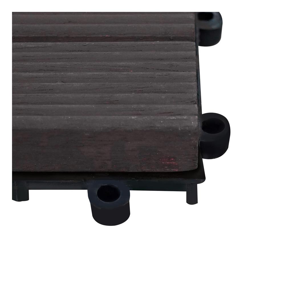 ทางเท้าไม้แคมปัส ลายตรง ME LIVING 30X30 ซม. สีโอ๊ค