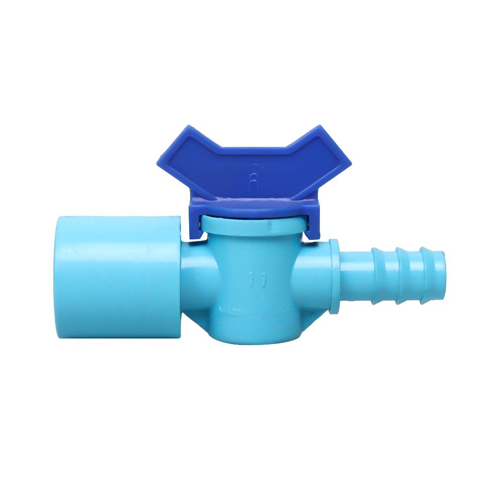 วาล์วสวมท่อ PVC-PE TOWAI 3/4 นิ้วx16 มม. แพ็ก 5 ชิ้น