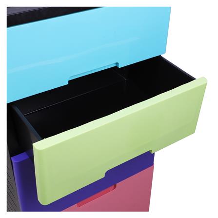 ตู้ลิ้นชัก 4 ชั้น STACKO A58 58X38X99 ซม. หลากสี_2