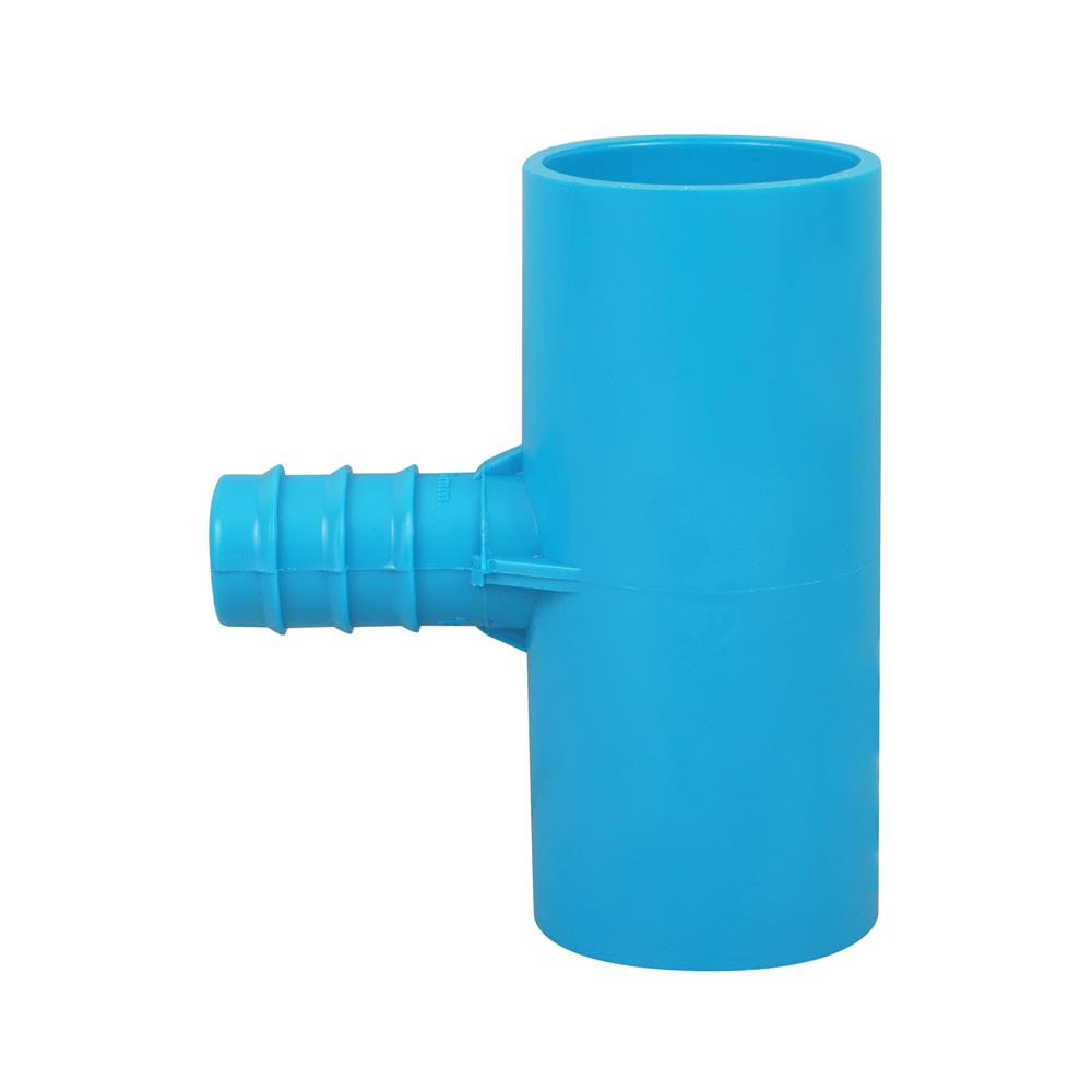 สามทางลดเกษตร PVC-PE TOWAI 1 นิ้วX20 มม. สีฟ้า