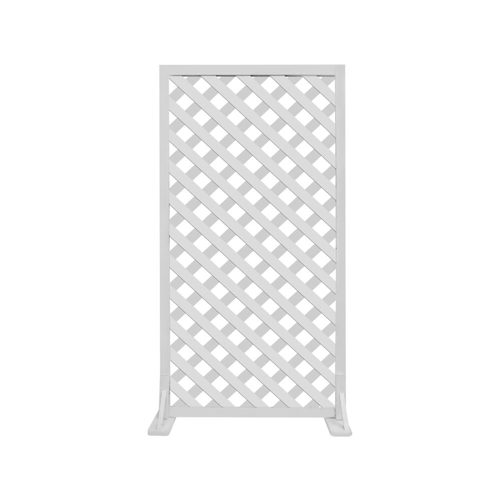 รั้วไม้ตั้งพื้น ME LIVING GARTENE 80x150 ซม. สีขาว