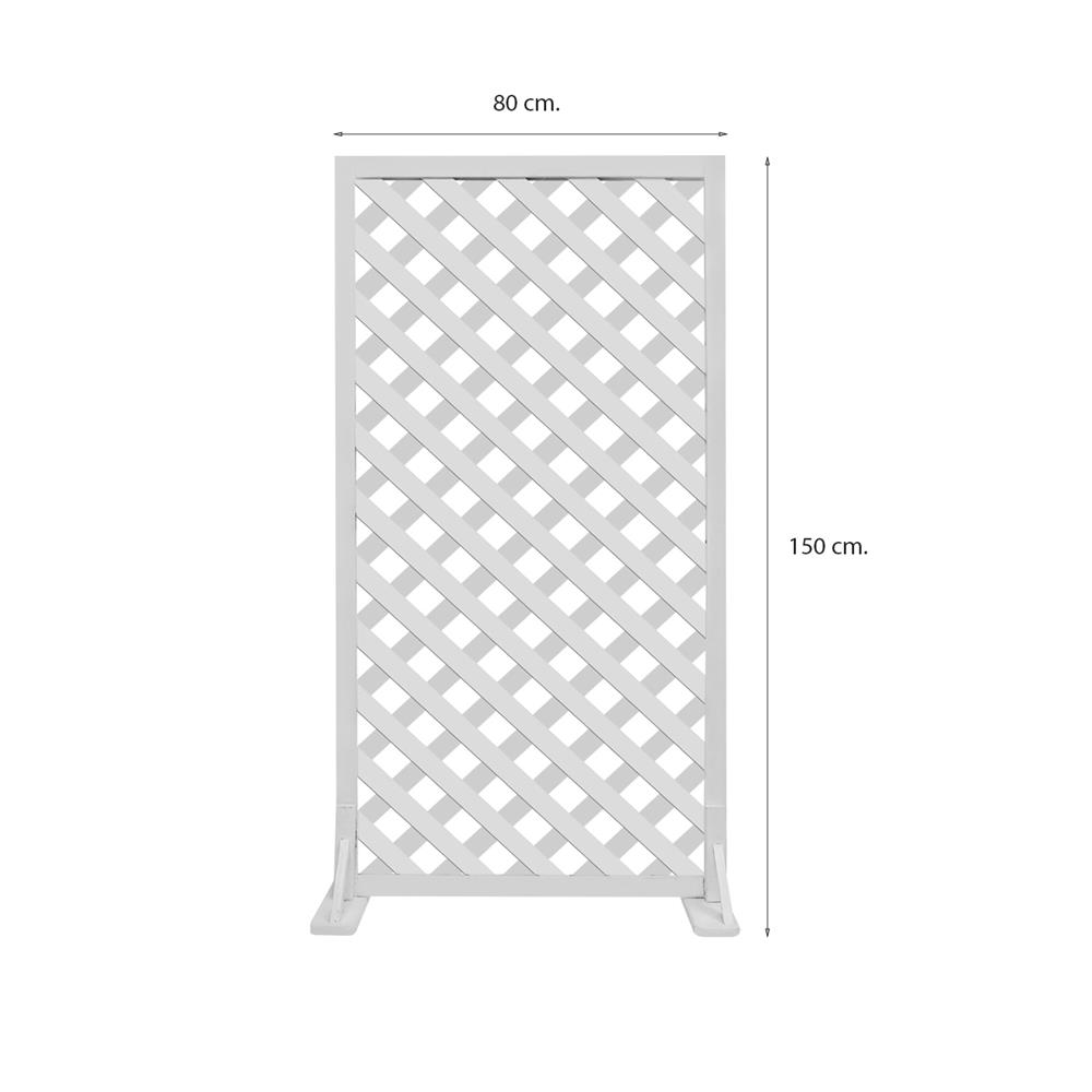 รั้วไม้ตั้งพื้น ME LIVING GARTENE 80x150 ซม. สีขาว