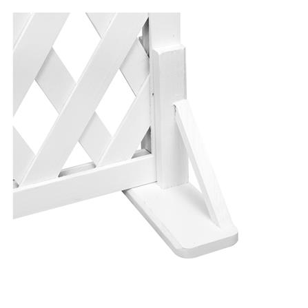 รั้วไม้ตั้งพื้น ME LIVING GARTENE 80x150 ซม. สีขาว_4