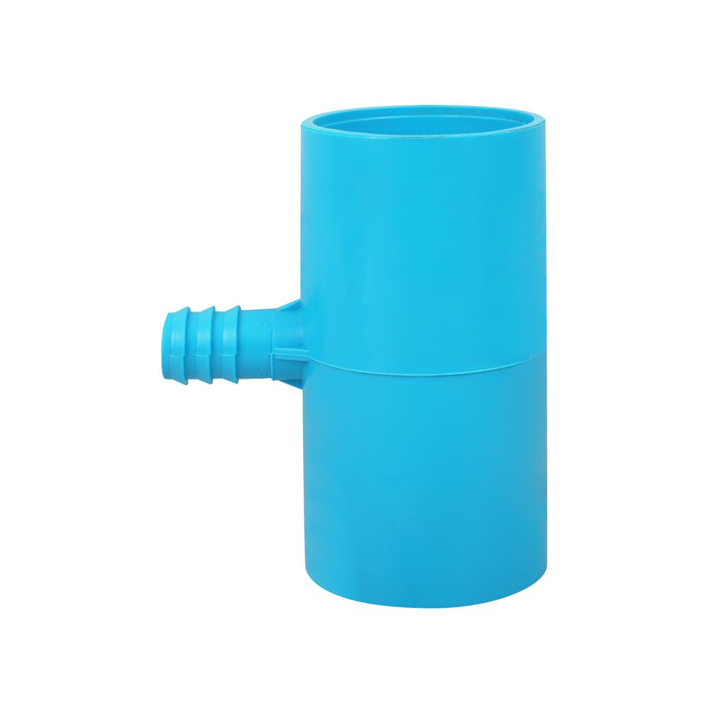 สามทางลดเกษตร PVC-PE TOWAI 2 นิ้วX25 มม. สีฟ้า