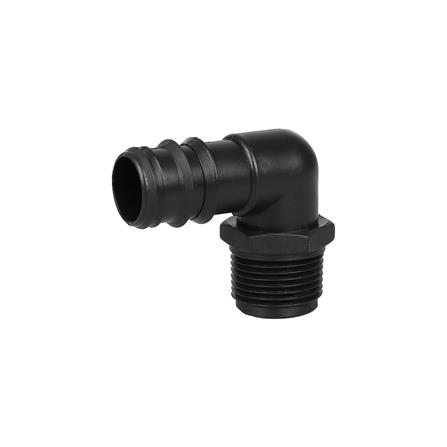 ข้องอเกลียวนอก PE TOWAI 3/4 นิ้วX25 มม. สีดำ แพ็ก 10 ชิ้น