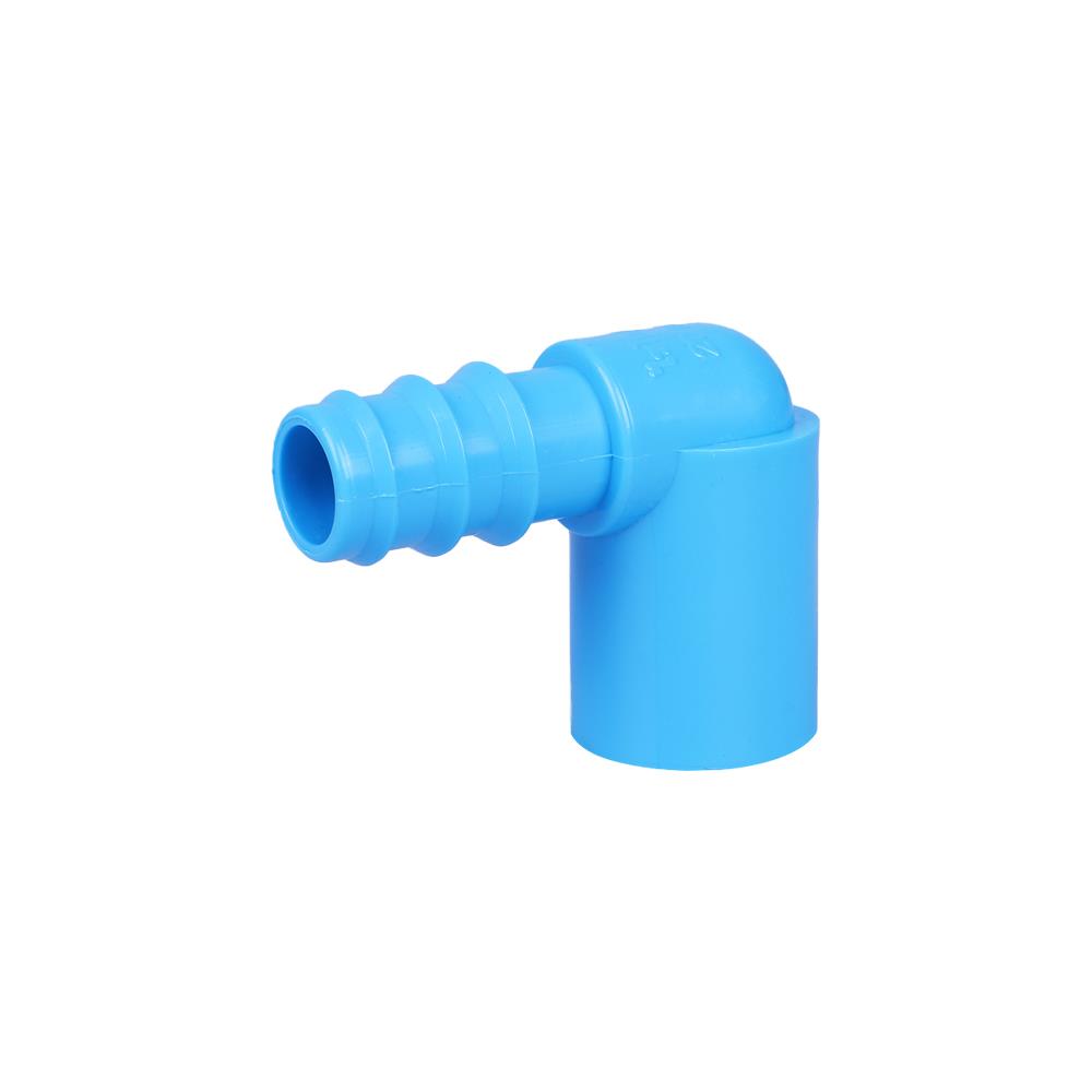 ข้อต่องอสวมท่อ PVC-PE TOWAI 1/2 นิ้วX20 มม. แพ็ก 5 ชิ้น