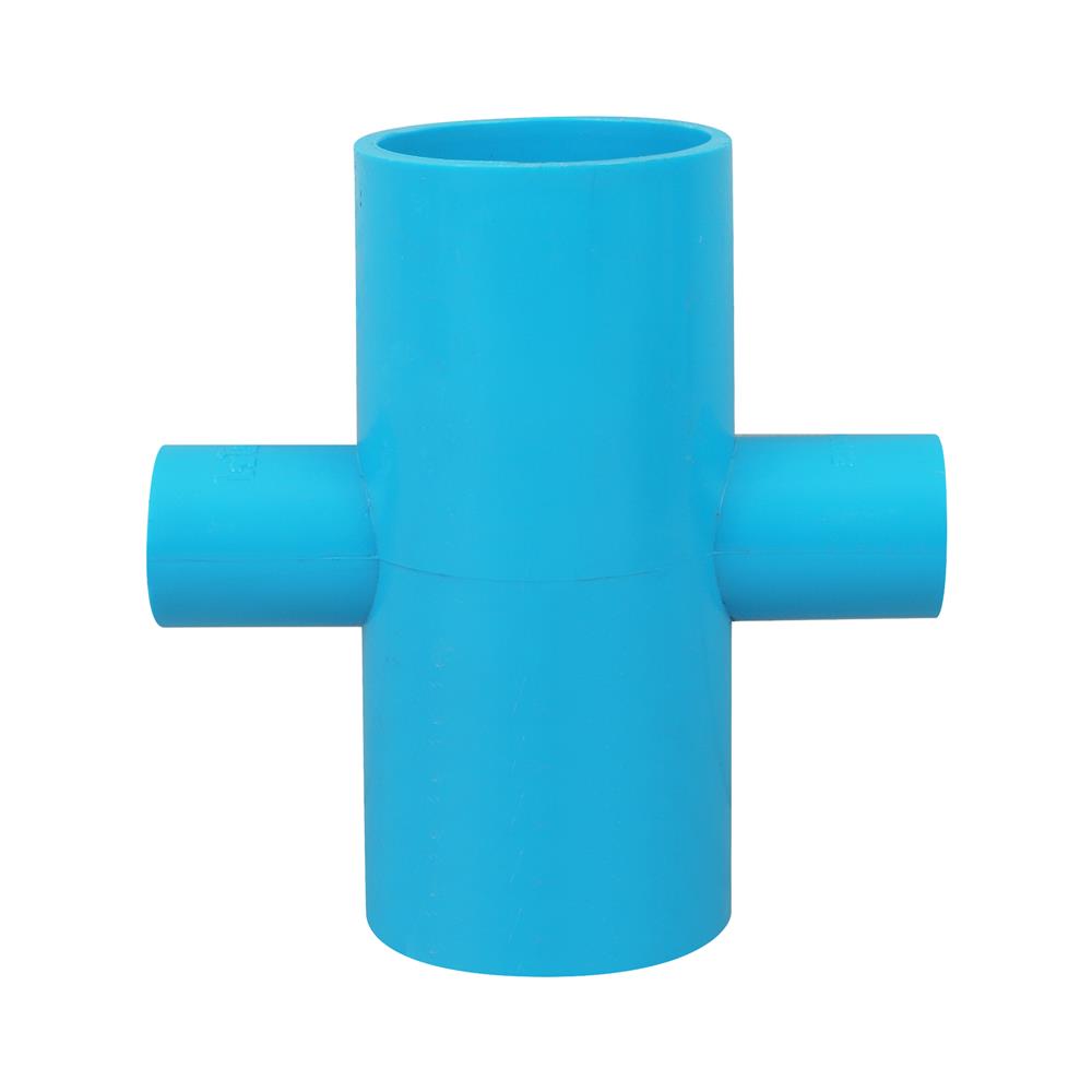 สี่ทางเกษตรลด PVC TOWAI 1 1/2 นิ้วX1/2 นิ้ว สีฟ้า