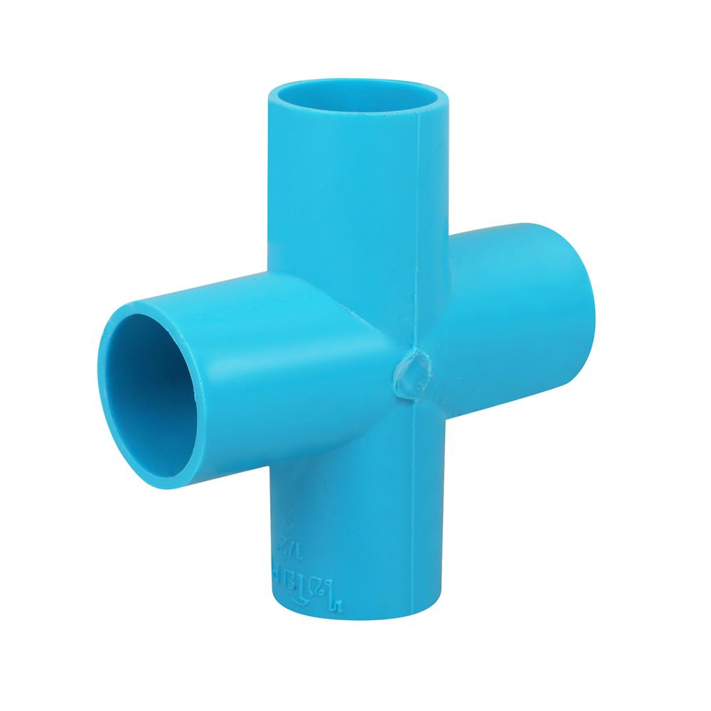 สี่ทางเกษตร PVC TOWAI 1/2 นิ้ว สีฟ้า
