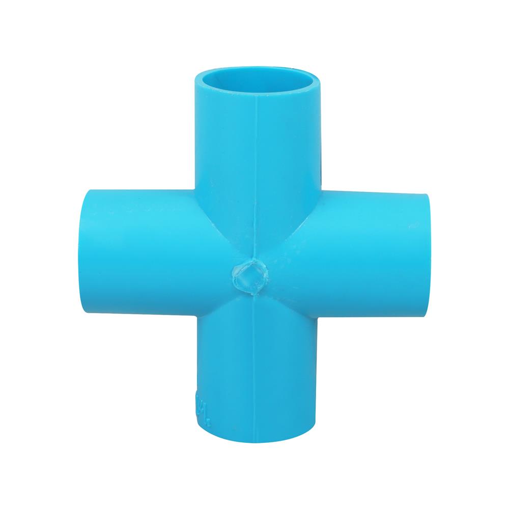 สี่ทางเกษตร PVC TOWAI 1/2 นิ้ว สีฟ้า