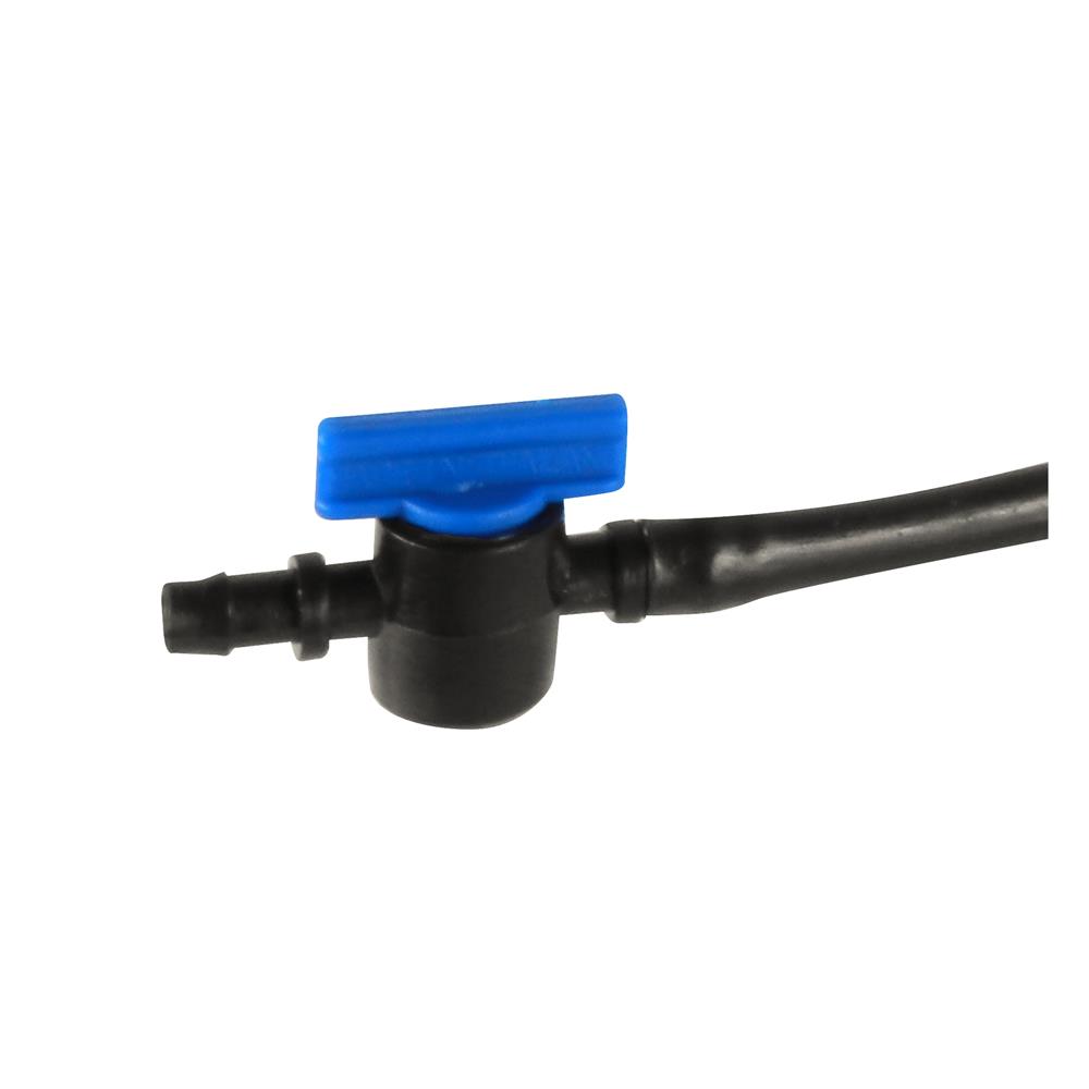 มินิสปริงเกอร์ใบบาน พร้อมขาปักและวาล์ว TOWAI สีดำ