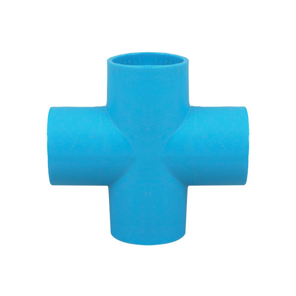 สี่ทางเกษตร PVC TOWAI 1 นิ้ว สีฟ้า