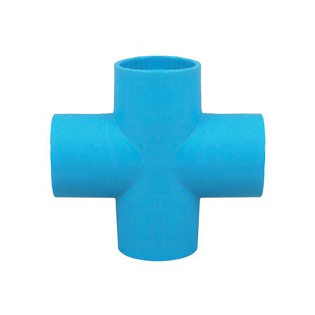 สี่ทางเกษตร PVC TOWAI 1 นิ้ว สีฟ้า_1