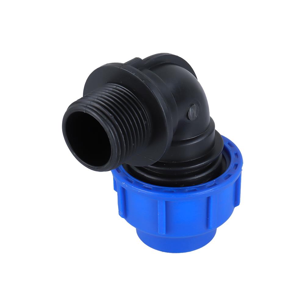 ข้องอสวมล็อก PE เกลียวนอก TOWAI 32 มม.X1 นิ้ว