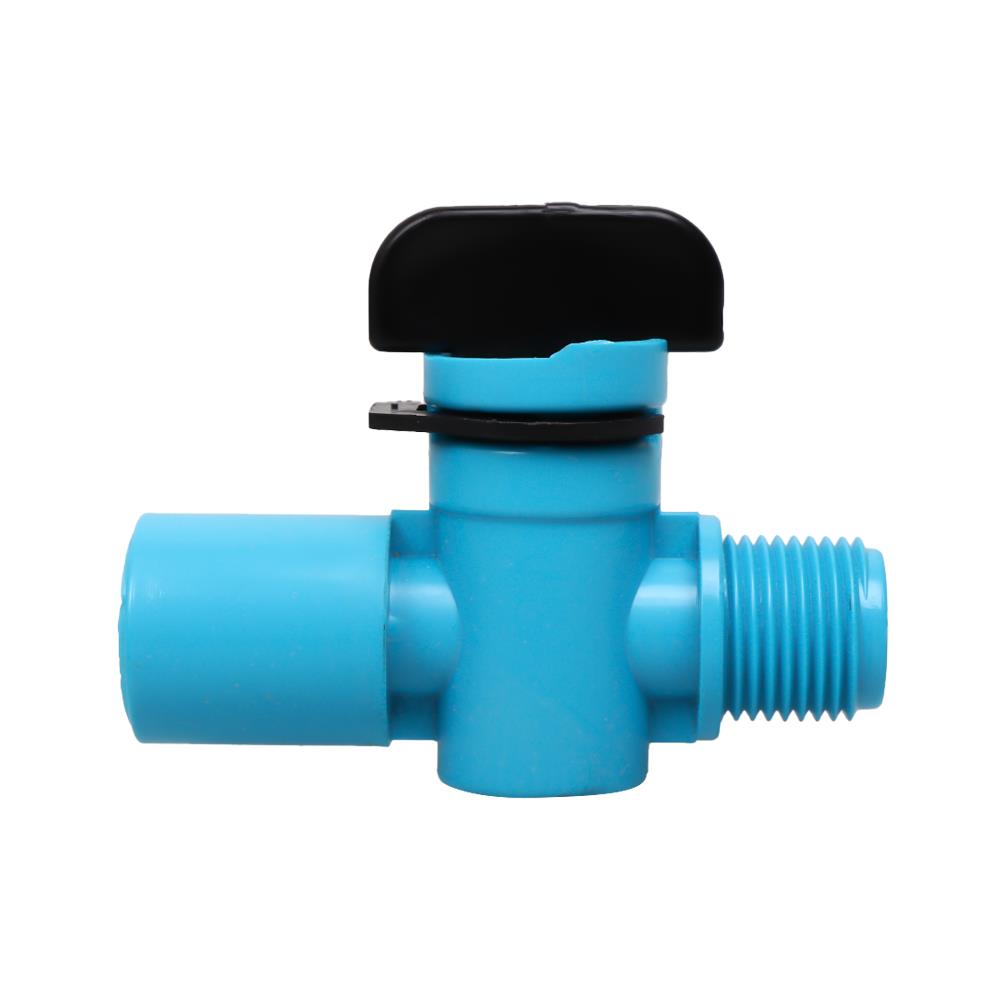 วาล์วทานตะวันสวมท่อPVC เกลียวนอก TOWAI 1/2 นิ้ว แพ็ก 2 ชิ้น