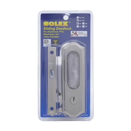 กุญแจบานเลื่อน SOLEX 253 สีสเตนเลส_3