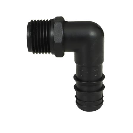 ข้องอเกลียวนอก PE TOWAI 1/2 นิ้วX20 มม. สีดำ แพ็ก 10 ชิ้น_1