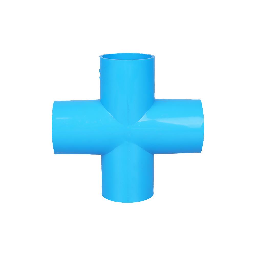 สี่ทางเกษตร PVC TOWAI 1 1/2 นิ้ว สีฟ้า