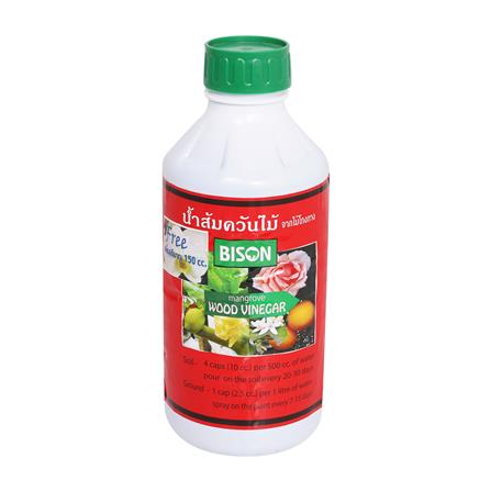 น้ำส้มควันไม้กำจัดแมลง BISON 1 ลิตร