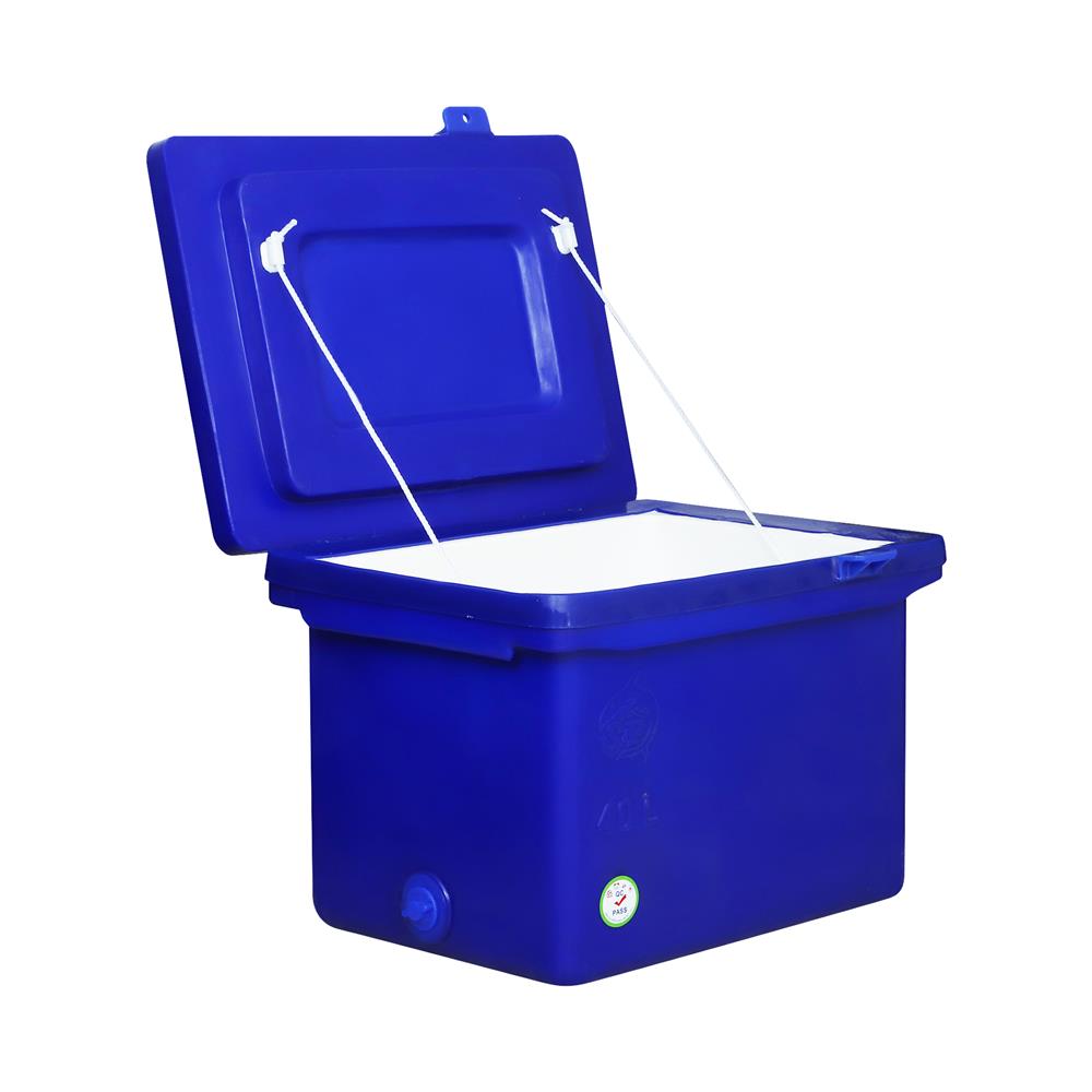 ถังแช่อเนกประสงค์ขาต่ำ KTC SH40L สีน้ำเงิน