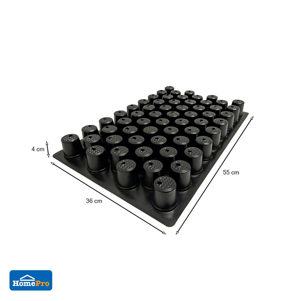 ถาดเพาะชำ SPRING 60 หลุม สีดำ