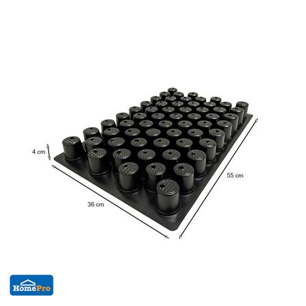 ถาดเพาะชำ SPRING 60 หลุม สีดำ_5