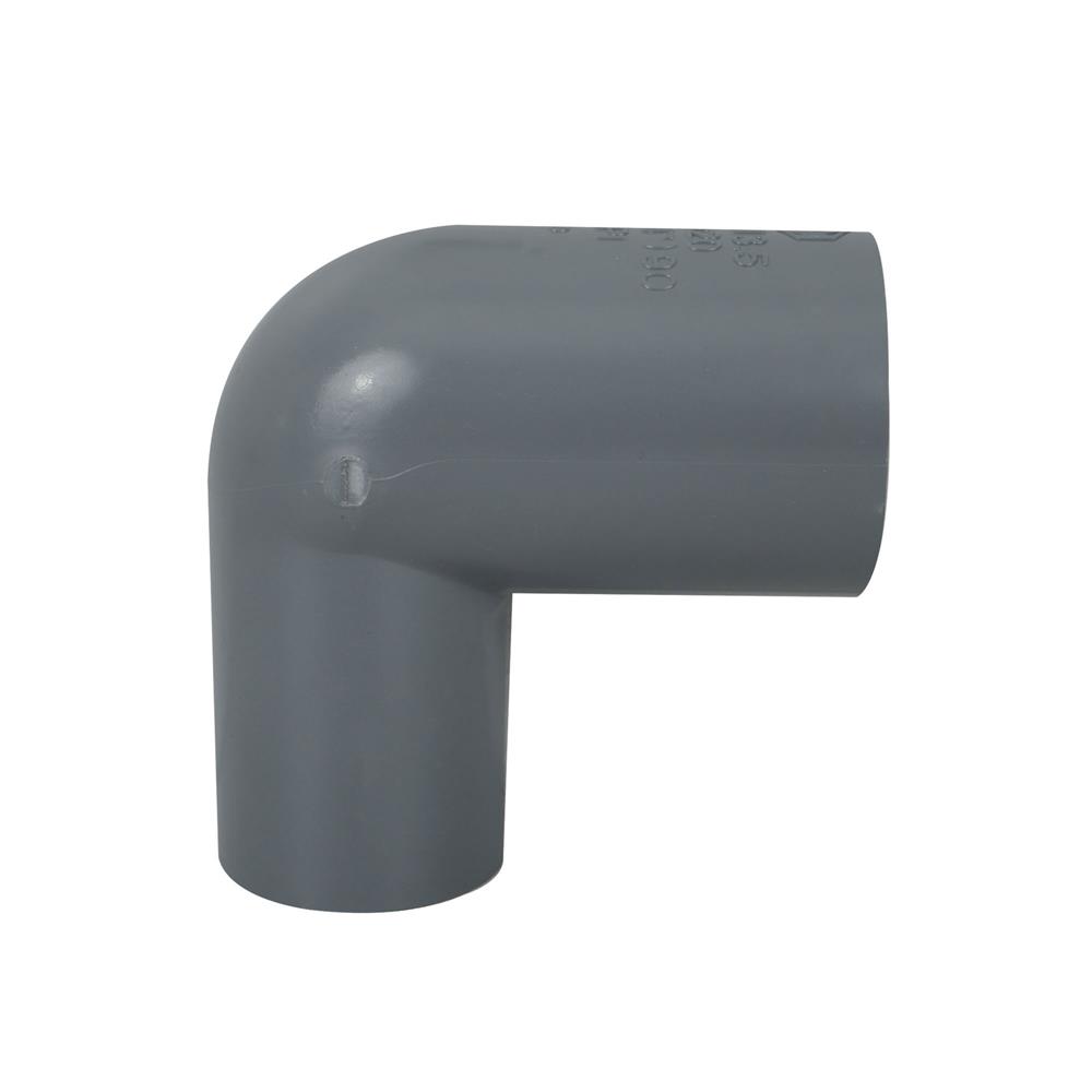 ข้องอ 90 องศา ลด-เกษตร SCG 1 นิ้วx3/4 นิ้ว สีเทา