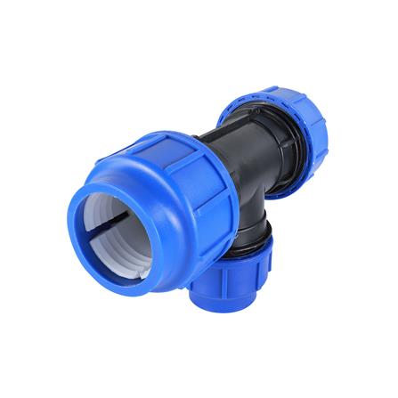 สามทางสวมล็อค PE TOWAI 63 x 50 มม. สีดำ_0