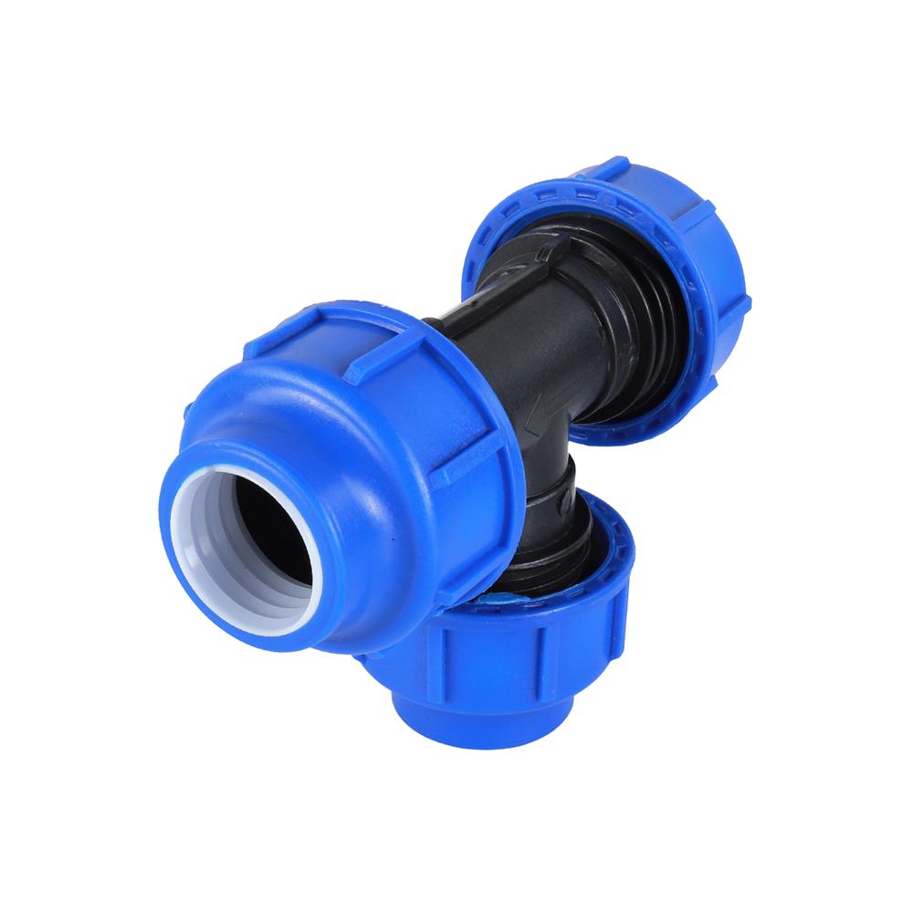 สามทางสวมล็อค PE TOWAI 32 มม. สีดำ