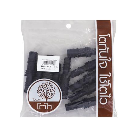 ข้อต่อตรง PE TOWAI 20x16 มม. สีดำ แพ็ก 10 ชิ้น_2