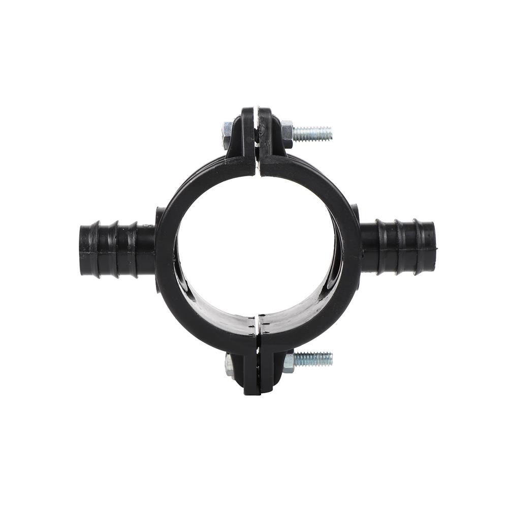 แคลมป์ท่อพีอี-พีอี 2 ด้าน TOWAI 63x25 มม.