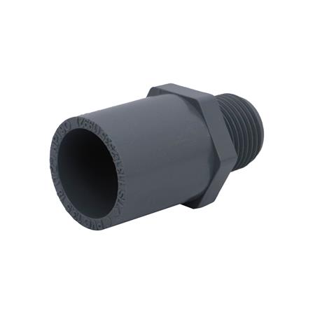 ข้อต่อตรงเกลียวนอก-เกษตร SCG 1/2 นิ้ว สีเทา_1