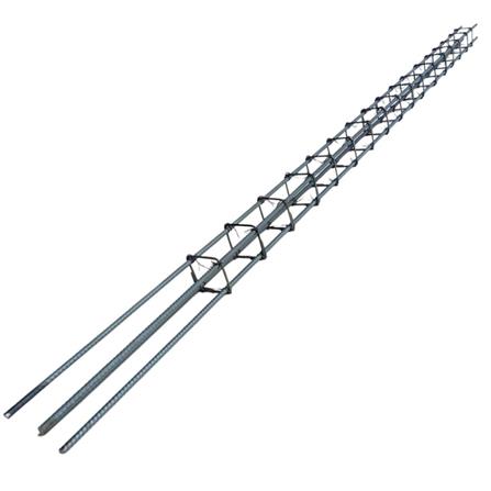 เสาสำเร็จรูป 4 เส้น 12 มม. (ปลอก 15x15 ซม.) 9D ยาว 3 เมตร_0