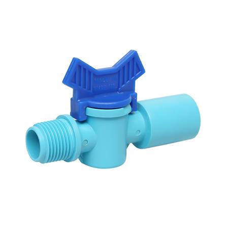 วาล์วสวมท่อ PVC เกลียวนอก TOWAI 1/2 นิ้ว แพ็ก 5 ชิ้น