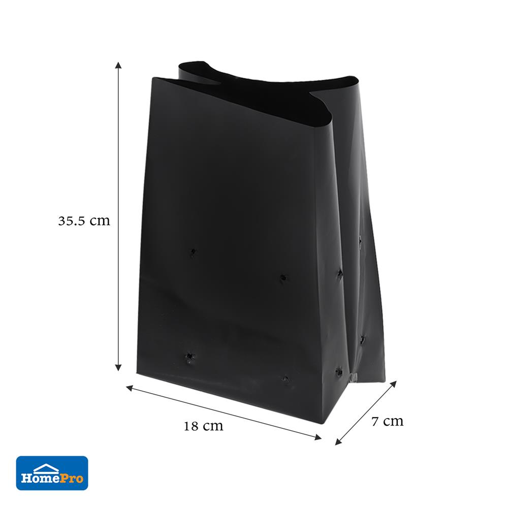 ถุงเพาะชำ SPRING 7x14 นิ้ว 1 กก. สีดำ