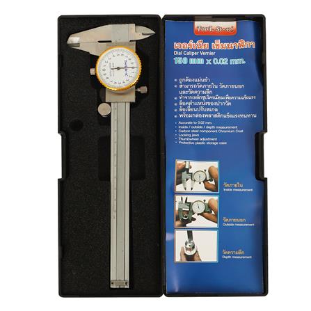 เวอร์เนียเข็มนาฬิกา TOOL STAR 6 นิ้ว 0-150 มม. +-0.02 มม._2
