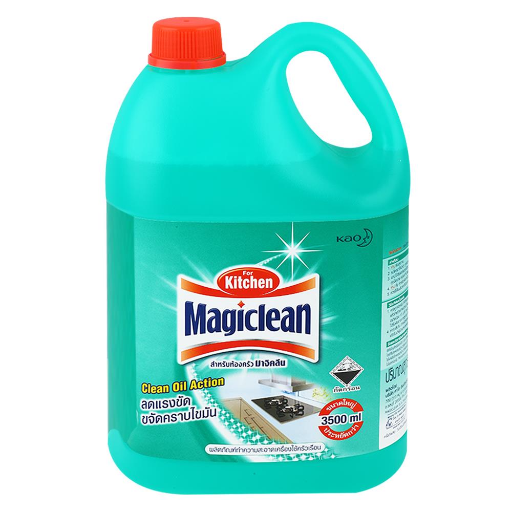 น้ำยาขจัดคราบไขมันพื้นผิวในครัว MAGICLEAN 3,500 มล.