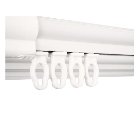 ราวตากผ้าเหล็กมีล้อ 8 เส้น PLIM 1.5 ม. สีขาว_2