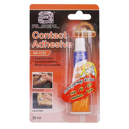 กาวติดหนังและไม้ ALSEAL AS-1225 20 มล. สีเหลือง_2
