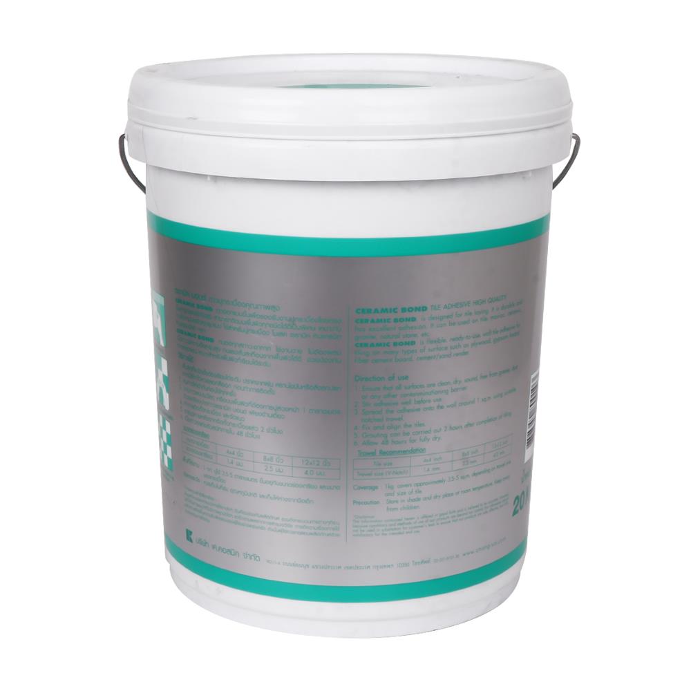 กาวปูกระเบื้อง ช่างใหญ่ CERAMIC BOND 20 กก. สีขาว