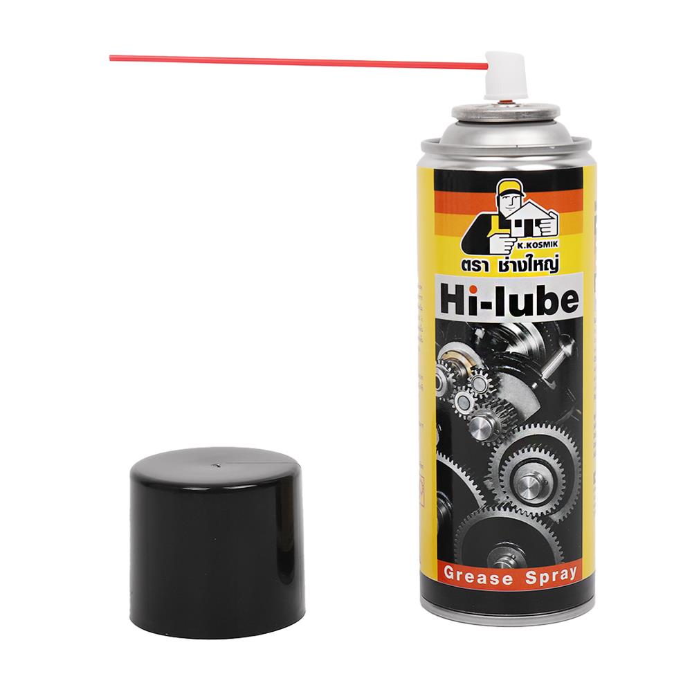 สเปรย์จาระบีอเนกประสงค์ ช่างใหญ่ HI-LUBE 200 มล. สีใส