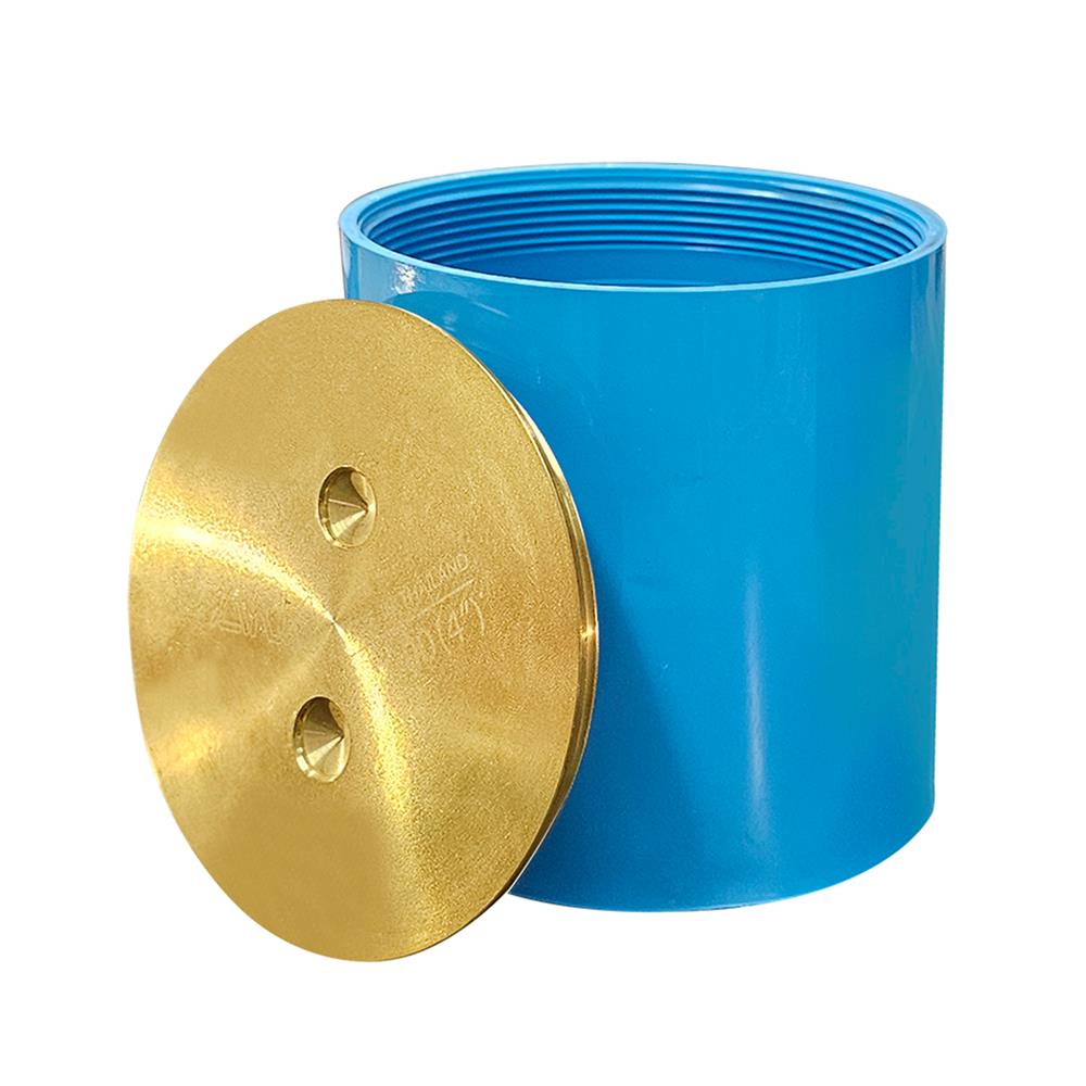 คลีนเอาท์ฝาทองเหลือง ANA 4 นิ้ว