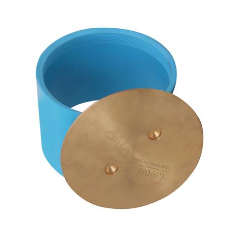 คลีนเอาท์ฝาทองเหลือง ANA 6 นิ้ว_1