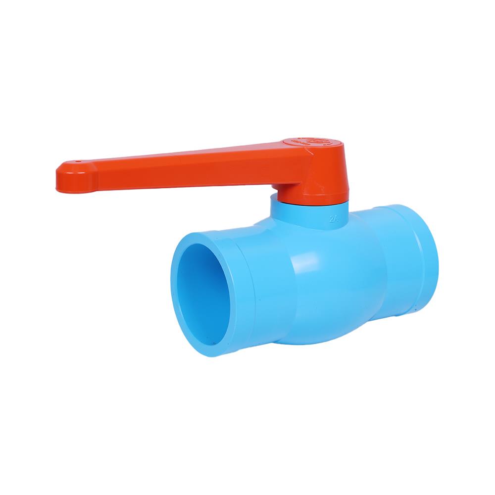 บอลวาล์ว PVC SCG 2 1/2 นิ้ว สีฟ้า