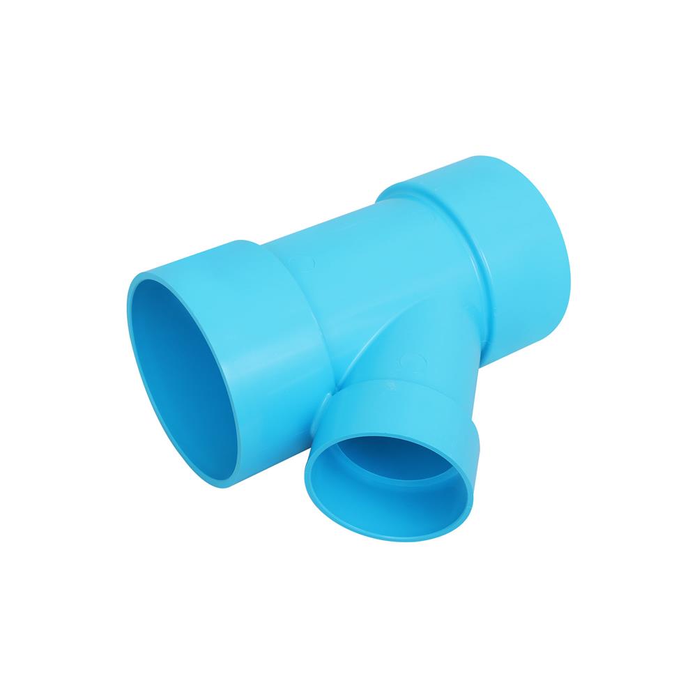 ข้อต่อสามทางวายลด-บาง SCG 6 นิ้วx4 นิ้ว สีฟ้า