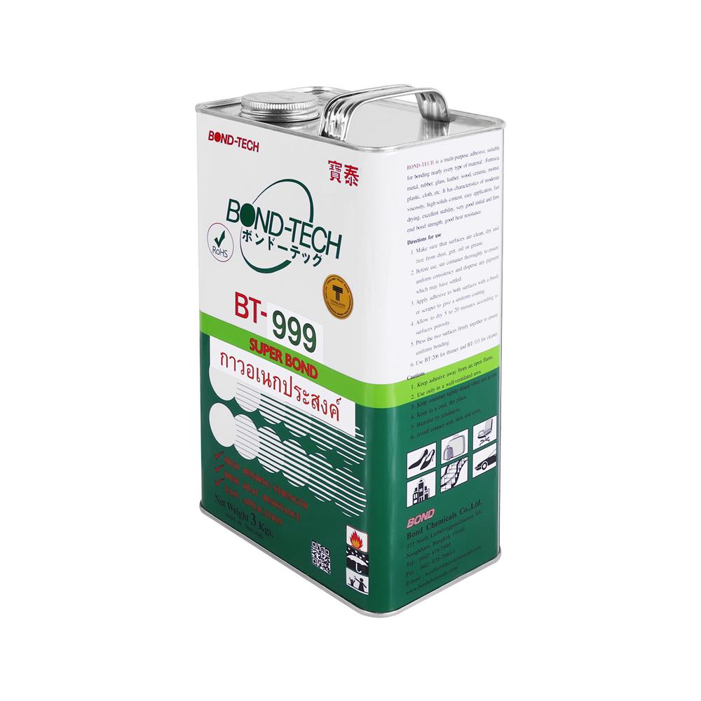 กาวยางอเนกประสงค์ BOND TECH BT-999 3 กก. สีเหลือง