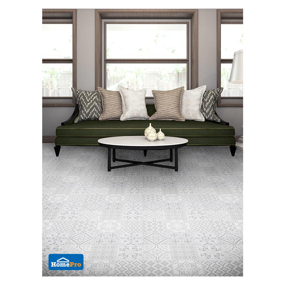 กระเบื้องพื้น 16x16 นิ้ว COTTO อัลเคมิสท์ ขาว PM