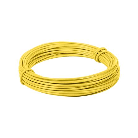 ลวดหุ้มพีวีซี BY TORA 2X1.4 มม. 10 ม. สีเหลือง_0
