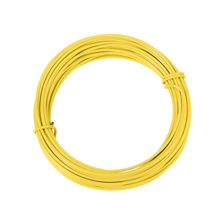 ลวดหุ้มพีวีซี BY TORA 2X1.4 มม. 10 ม. สีเหลือง_1