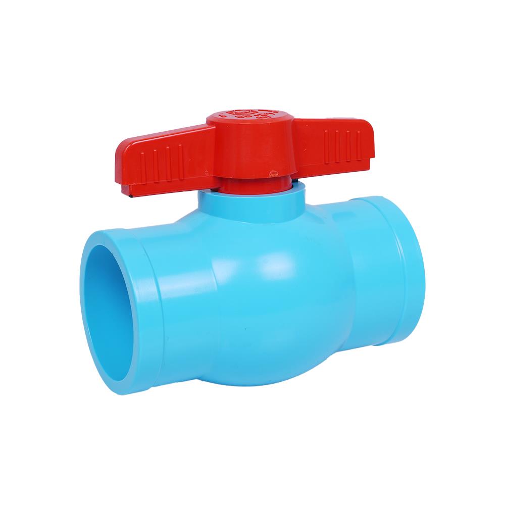 บอลวาล์ว PVC SCG 2 นิ้ว สีฟ้า